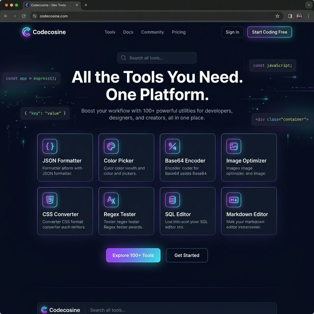 Code Cosine Agency Website