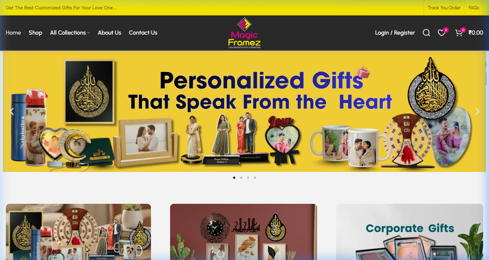 MagicFramez Customizable Photo Frame Platform