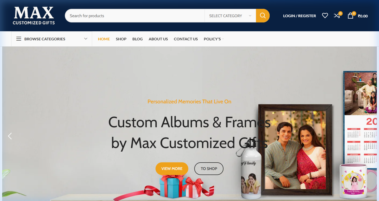 Max Custom Gifts Production Preview